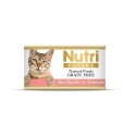 Nutri Feline Kıyılmış Ton Balıklı ve Somonlu Tahılsız Yetişkin Kedi Konservesi 85gr