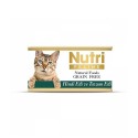 Nutri Feline Hindi Etli ve Tavşanlı Tahılsız Yetişkin Kedi Konservesi 85gr